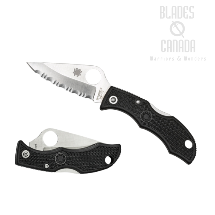 Spyderco LadyBug 3 Folding Knife, VG10 SpyderEdge, FRN Black, LBKS3