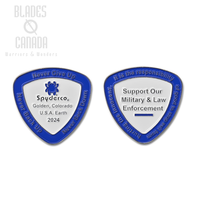 Spyderco Spydercoin 2024, Military and Law Enforcement, COIN2024