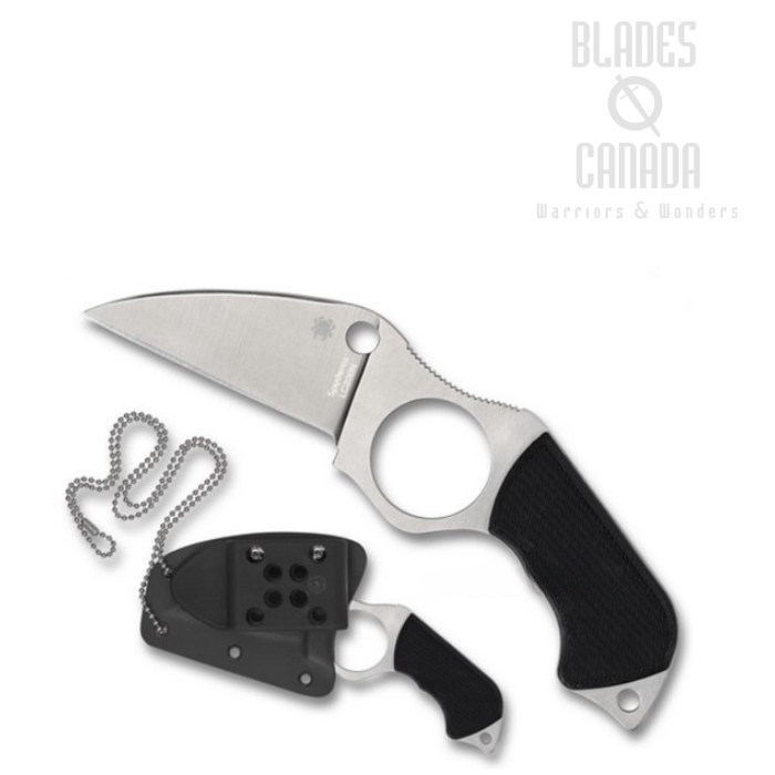 Spyderco Swick 5 Large Hole Neck Knife, LC200N Steel, G10, FB14P5