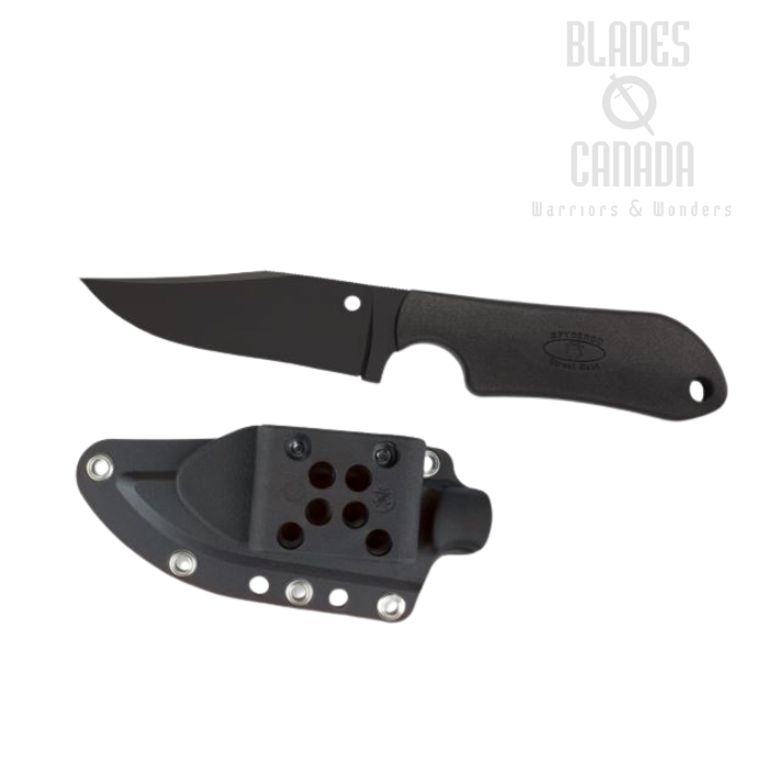 Spyderco Street Lightweight Beat Fixed Blade Knife, VG10, FRN Black, FB15PBBK