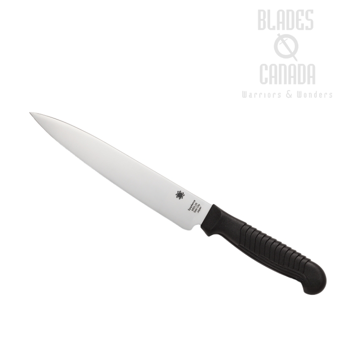 Spyderco Utility Kitchen Knife, MBS-26 Steel, Polypropylene Handle, K04PBK
