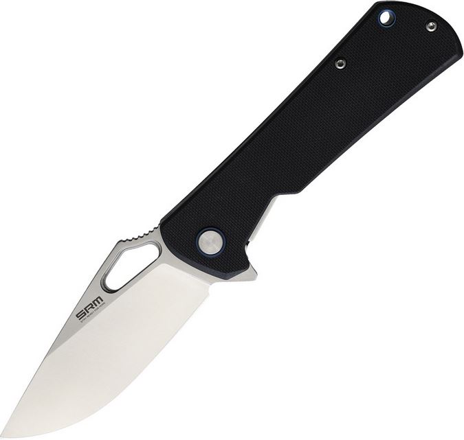 SRM Knives Model 1168, D2 Steel, Black G10, SRM1168 - Click Image to Close