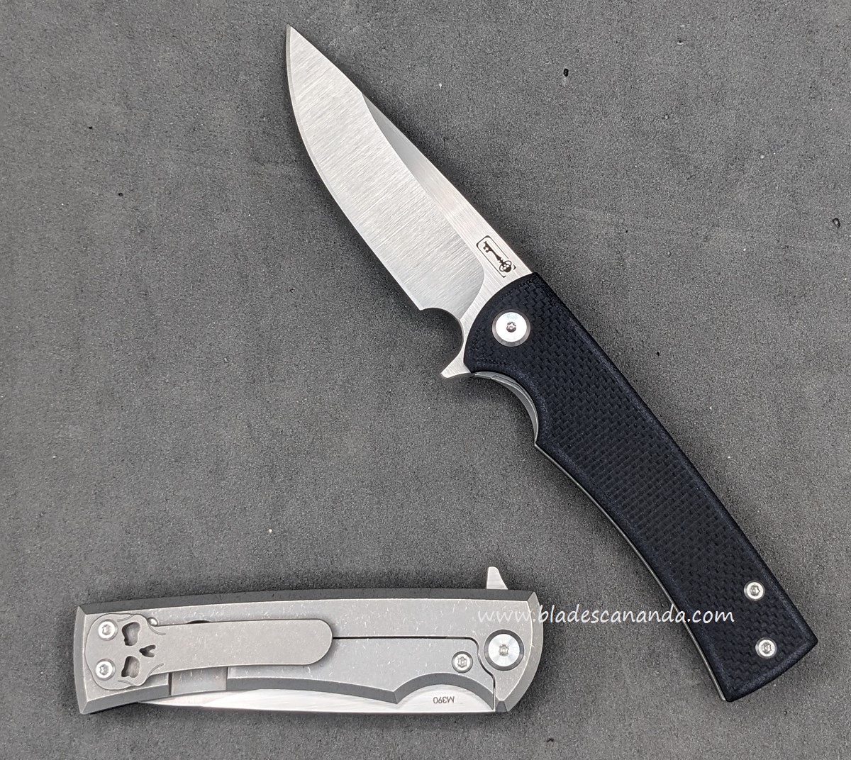 Chaves Ultramar Liberation Street Framelock Folding Knife, M390 Drop Point, G10 Black, ST/LDP/BG10/BF