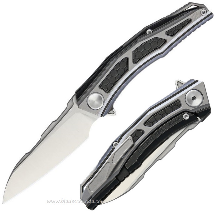 Stedemon Jenova Framelock Folding Knife, CTS-204P, Titanium, STEA02BLC