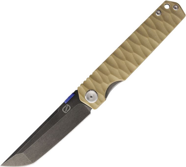 Stedemon Knives C03 SHY IV Desert SW, 440C, Sculpted G10, STEC03D07 - Click Image to Close