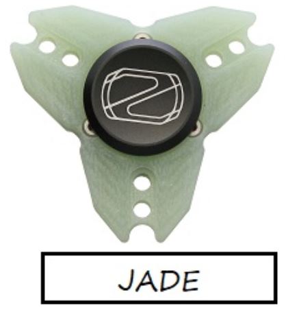 Stedemon Z04 Spinner, G10 Jade Construction, STEZ04GJD