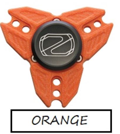 Stedemon Z04 Spinner, G10 Orange Construction, STEZ04GORG