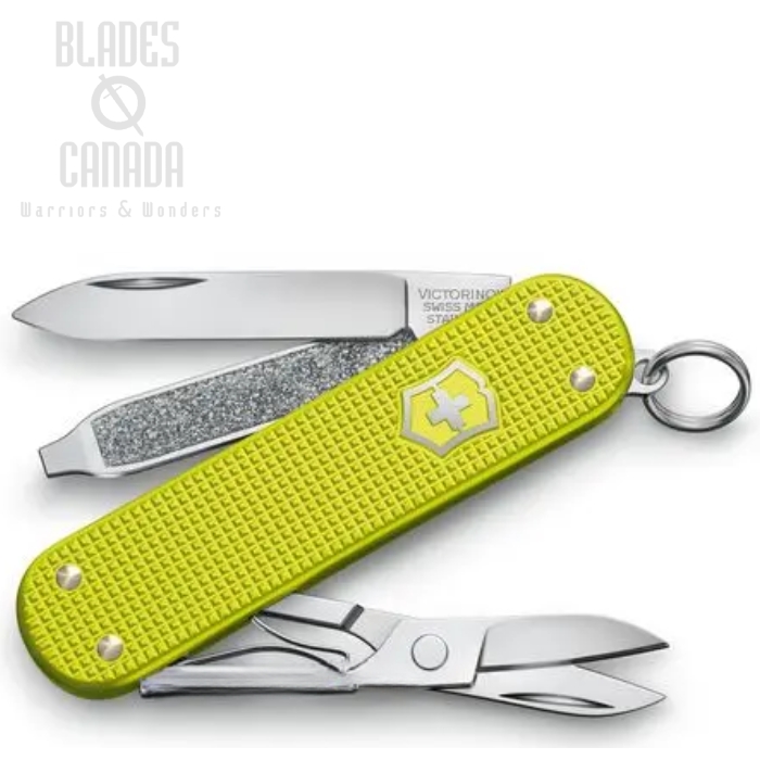 (image for) Victorinox Swiss Army Classic SD Multitool, Limited Edition 2023, Alox Electric Yellow, 6221.L23