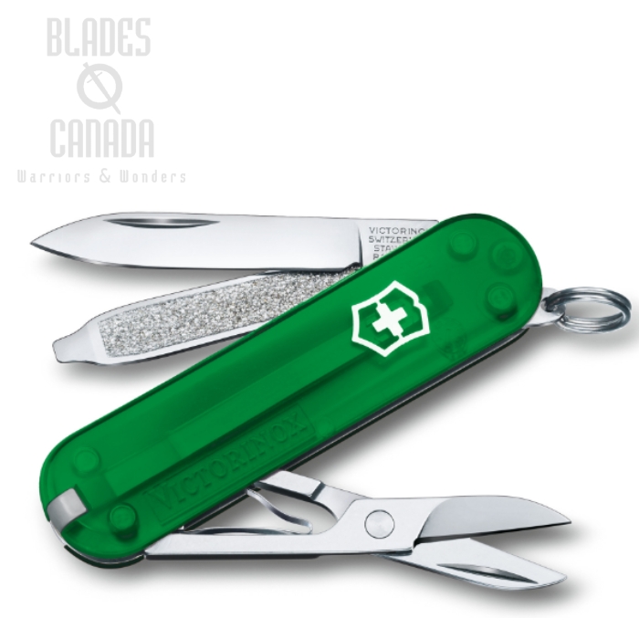 (image for) Victorinox Swiss Army Classic SD Multitool, Emerald Translucent, 0.6223.70R-X
