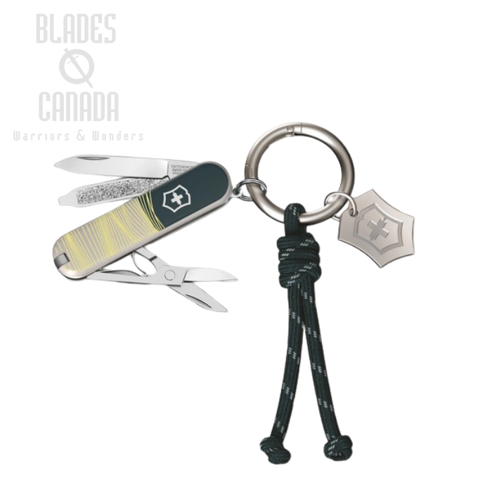 (image for) Victorinox Swiss Army Classic SD New York Style, 7 Tools w/Black Lanyard, 0.6223.E223