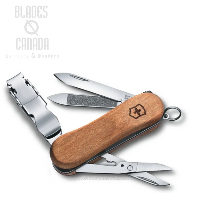 (image for) Victorinox Swiss Army Nail Clip 580 Multitool, Wood