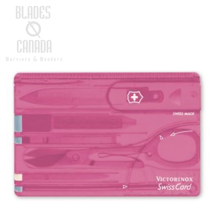 (image for) Victorinox Swiss Army SwissCard - Translucent Pink