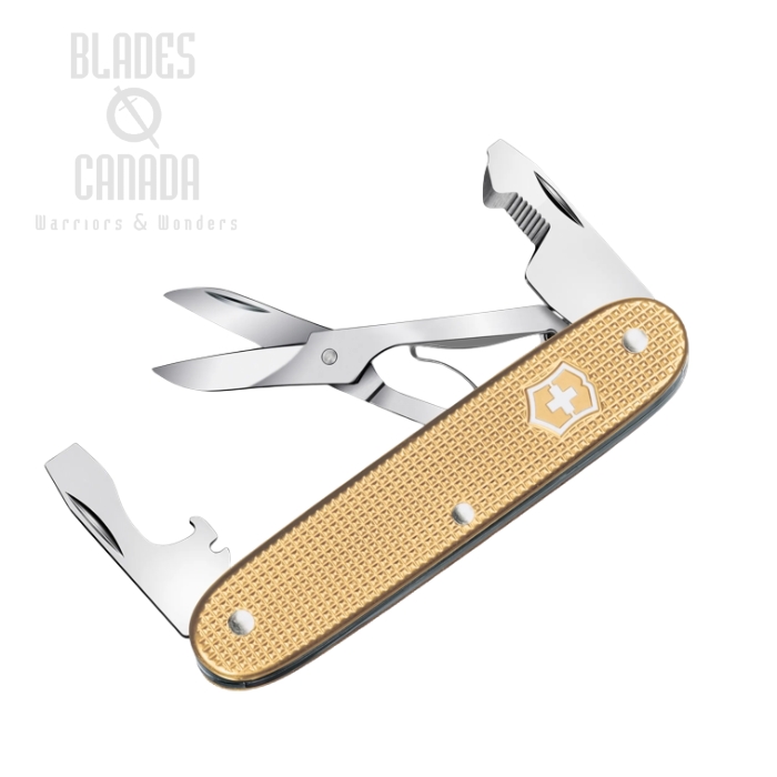 Victorinox Swiss Army Companion Slim Multitool, Alox Gold, 0.8170.28