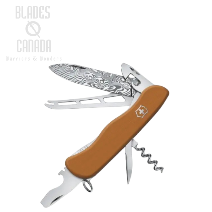 Victorinox Swiss Army Special Picknicker Limited Edition 2022, Damasteel, Pearwood Handle (image for) Victorinox Swiss Army Special Picknicker Limited Edition 2022, Damasteel, Pearwood Handle