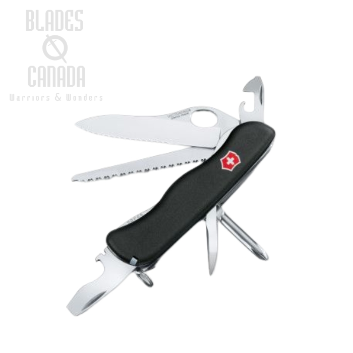 (image for) Victorinox Swiss Army One Hand Trekker - Black
