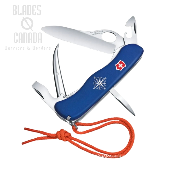 (image for) Victorinox Swiss Army Skipper Pro Multitool, Blue with Orange Lanyard