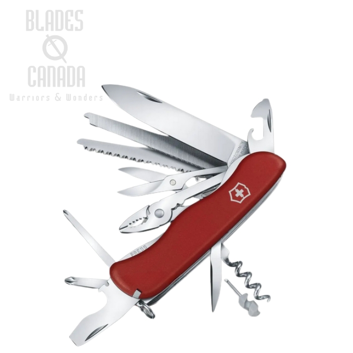 (image for) Victorinox Swiss Army Work Champ Multitool, Red