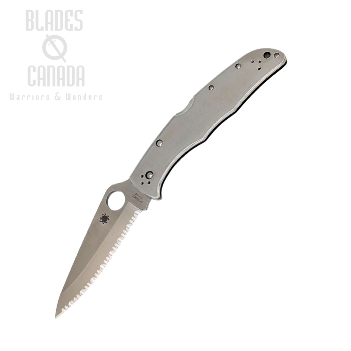 Spyderco Endura 4 Folding Knife, VG10, Stainless Handle, C10S