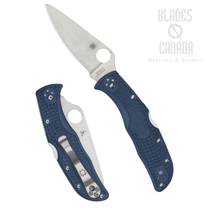 (Coming Soon) Spyderco Endela Lightweight Back Lock Folding Knife, CPM SPY27, FRN Blue, C243PCBL (Coming Soon) Spyderco Endela Lightweight Back Lock Folding Knife, CPM SPY27, FRN Blue, C243PCBL