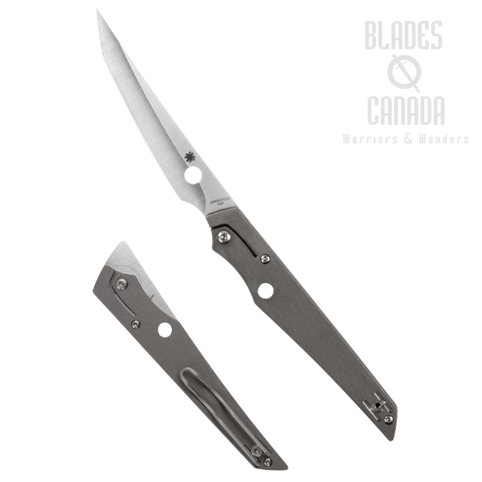 (Coming Soon) Spyderco Cobol Sliplt Lock Folding Knife, M390 Stainless, Titamium Gray, C273TIP (Coming Soon) Spyderco Cobol Sliplt Lock Folding Knife, M390 Stainless, Titamium Gray, C273TIP