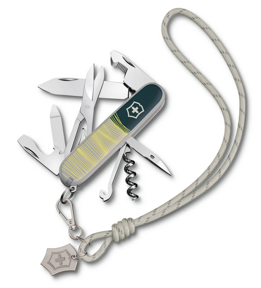 Swiss Army Companion New York Style Multitool, 16 Tools w/Grey Lanyard, 1.3909.E223