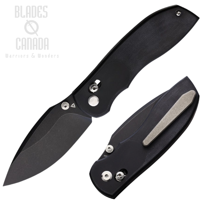 (image for) Tuya Knife Big Belly Crossbar Lock Folding Knife, 154CM Black, G10 Black, T1714-A