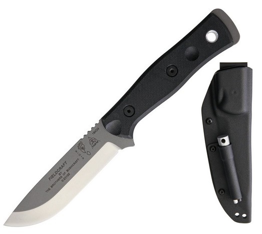 TOPS B.O.B Hunter Fixed Blade Knife, 154CM, G10 Black, Kydex Sheath, BROS-154-BLK10