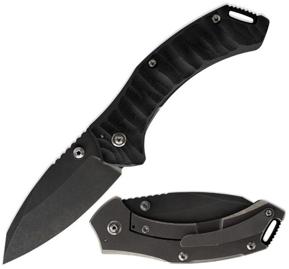 (image for) TOOR XT1 Charlie Framelock Folding Knife, CPM S35VN Steel, G10/Titanium, TR64200