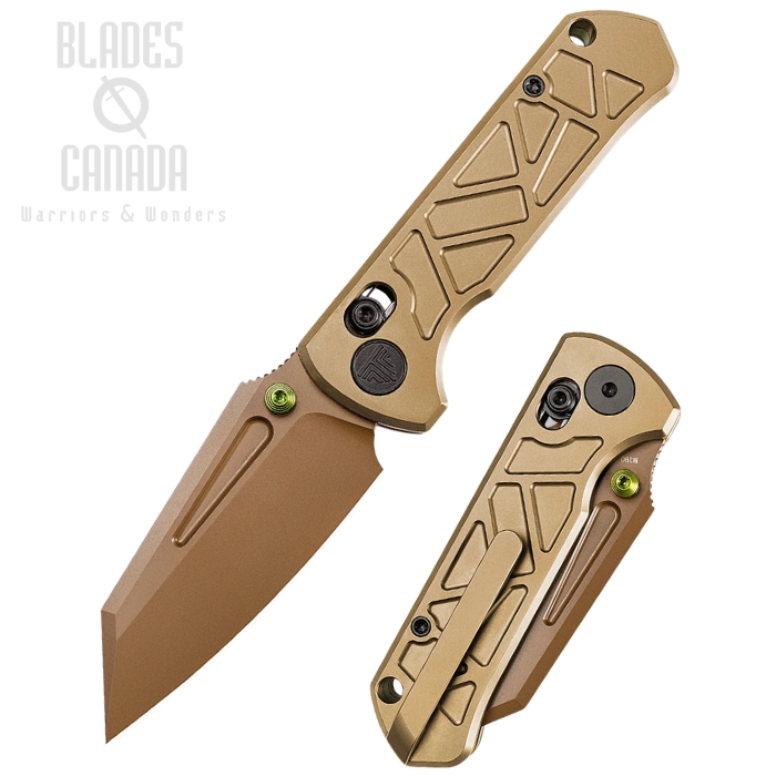 (image for) Trivisa Skarn Crossbar Lock Folding Knife, M390 Rose Gold, Titanium Rose Gold, JM11-RG-M