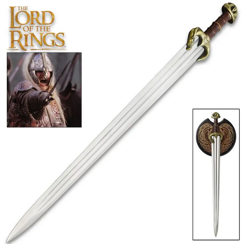 UC Lord Of The Rings Guthwine The Sword Of Eomer, Wall Plaque, UC3383 - Click Image to Close