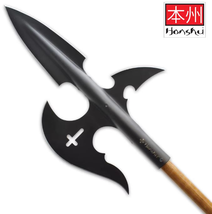 UC Honshu Halberd Spear Head, High Carbon, No Shaft, UC3503