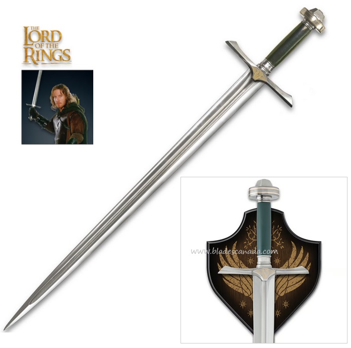 UC Lord Of The Rings Sword Of Faramir, Display Plaque, UC3547