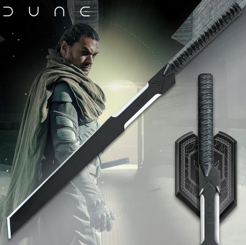 UC Dune Long Blade Of Duncan Idaho, w/Wall Plaque, UC3606