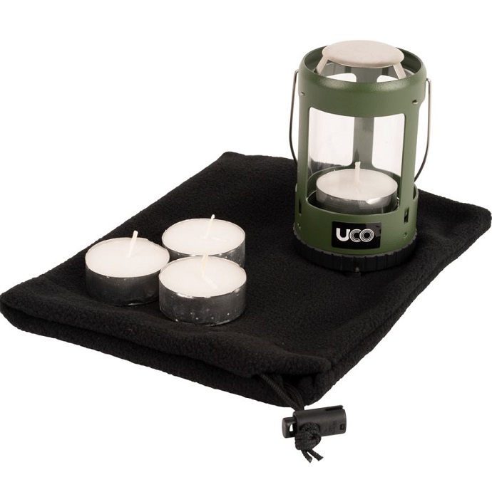 UCO Mini 2.0 Candle Lantern Kit, Powder Coat Green, A-KIT-GREEN - Click Image to Close