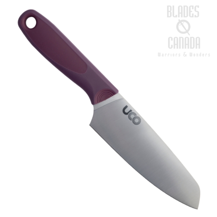(image for) UCO Camp Chef Knife, 3CR13 Stainless 5.8", Polypropylene Plum Purple, F-K-KC7-PLUM