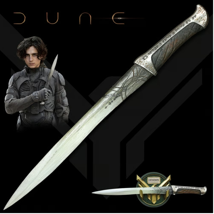 (image for) United Cutlery Dune Crysknife Of Paul Atreides Fixed Blade Knife, Polyresin Handle, UC3458