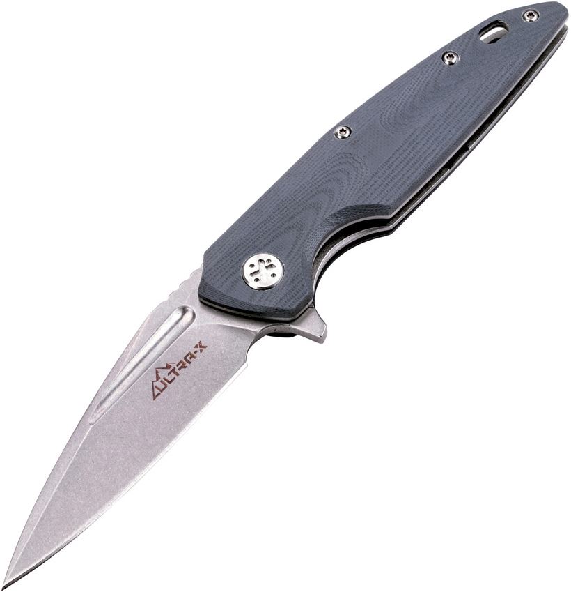 Ultra-X Bat 440C Stonewash - Gray HK211J - Click Image to Close