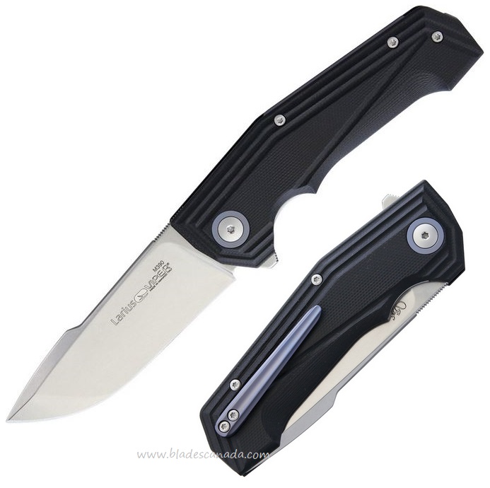 Viper Larius Flipper Folding Knife, M390, G10 Black, V5960GB