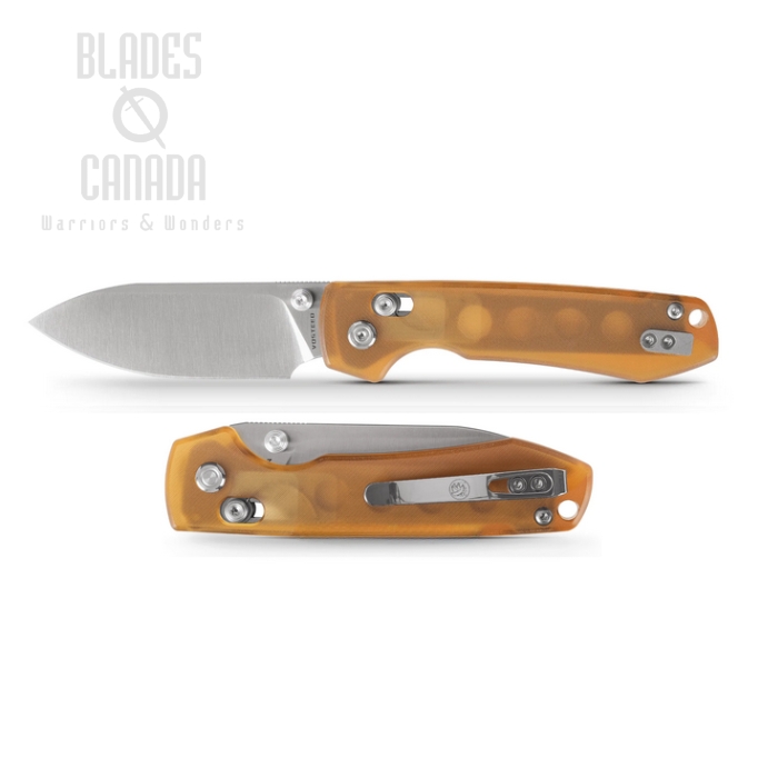 Vosteed Raccoon Folding Knife, Nitro-V Satin, PEI Handle, A0531