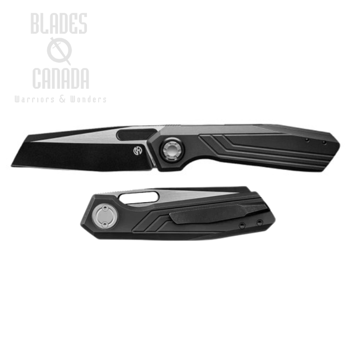 (image for) Vosteed Xeno Vanchor Lock Folding Knife, Vanax Two-Tone, Titanium Black, A3803