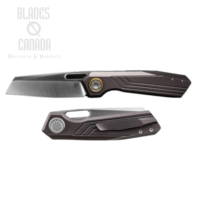 (image for) Vosteed Xeno Vanchor Lock Folding Knife, Vanax Satin, Titanium Reddish Purple, A3804
