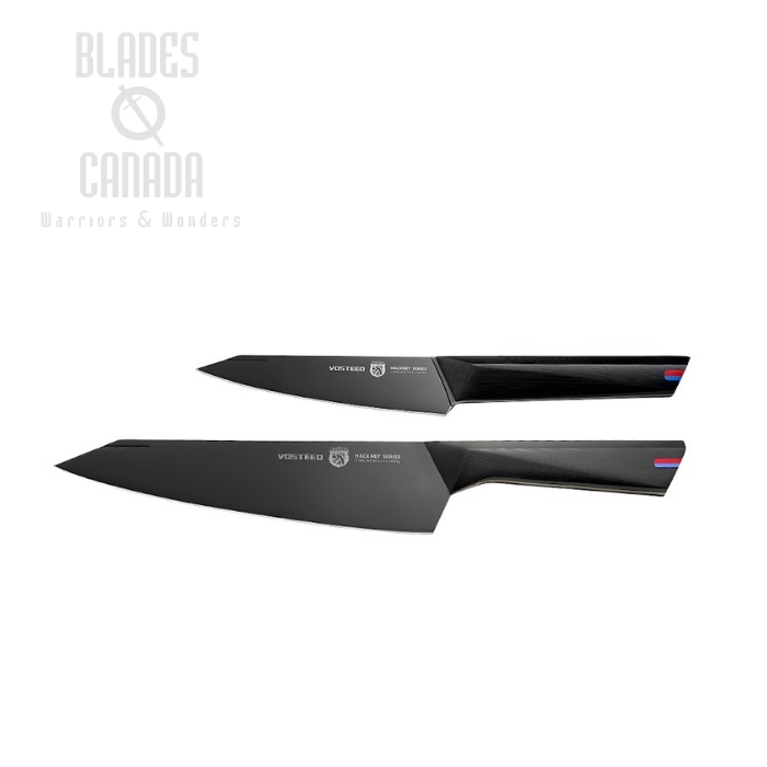Vosteed Hackney Kitchen Knife Set, Utility and Chef Knife, HKST7C02