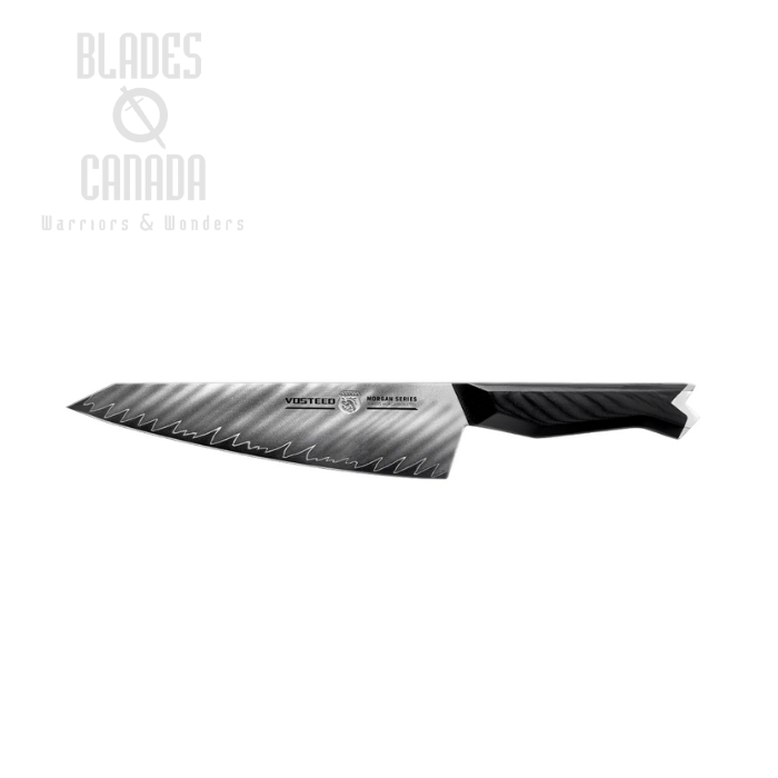 Vosteed Morgan Chef's Knife, 9Cr18MoV, G10 Black, MGCH9C80