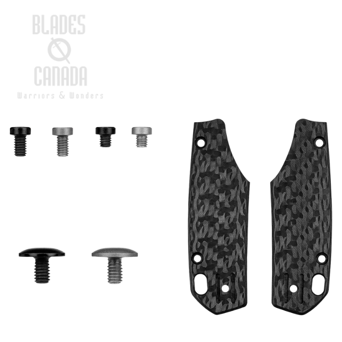 (image for) Vosteed Psyop 299 Handle Scales Kits, Carbon Fiber Black, W0402