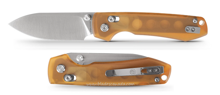 Vosteed Raccoon Folding Knife, Nitro-V Satin, PEI Handle, A0531