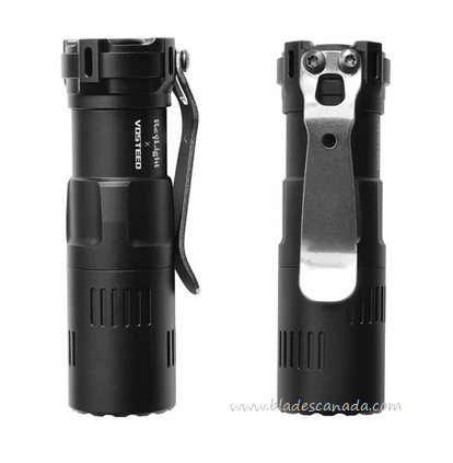 Vosteed Rook Flashlight, Black, Nichia - 1800 lumens, FRK3NIA02