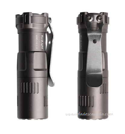 Vosteed Rook Flashlight, Gray, Nichia - 1800 lumens, FRK3NIA03