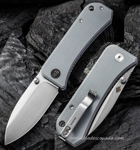 WE Knife Banter Folding Knife, S35VN, G10 Gray, WE2004E