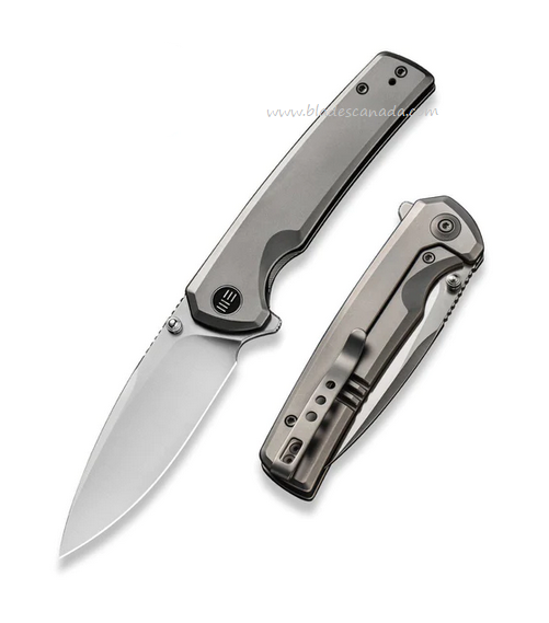 WE Knife Subjugator Flipper Framelock Knife, CPM 20CV, Titanium, 21014C-1