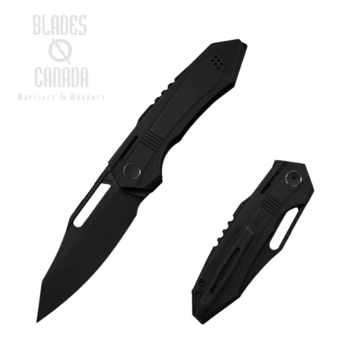 (image for) (PRE-PURCHASE) WE Knife Bogey Flipper Folding Knife, Limited Edition, M390 Black SW, Titanium Black, WE23088-1